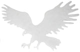 Cutout Eagle Beak Facing Left Chrome Welded Stud 7 1/2" by 9 1/2" UP#10920