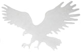 Cut Out Eagle Beak Facing Left Chrome Welded Stud 7 1/2" by 9 1/2" UP#10920