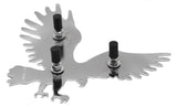 Cut Out Eagle Beak Facing Left Chrome Welded Stud 7 1/2" by 9 1/2" UP#10920