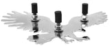 Cut Out Eagle Beak Facing Left Chrome Welded Stud 7 1/2" by 9 1/2" UP#10920