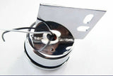 UP LED Mud Flap Hanger End 2" Light 9 Red LEDs/Red Lens Chrome #10981 Each