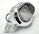 UP LED Mud Flap Hanger End 2" Light 9 Amber LEDs/Clear Lens Chrome #10982 Pair