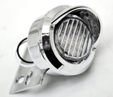 UP LED Mud Flap Hanger End 2" Light 9 Amber LEDs/Clear Lens Chrome #10982 Pair