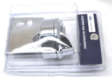 UP LED Mud Flap Hanger End 2" Light 9 Amber LEDs/Clear Lens Chrome #10982 Pair