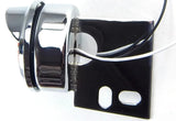 UP LED Mud Flap Hanger End 2" Light 9 Amber LEDs/Clear Lens Chrome #10982 Pair