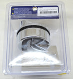 UP LED Mud Flap Hanger End 2" Light 9 Amber LEDs/Clear Lens Chrome #10982 Pair