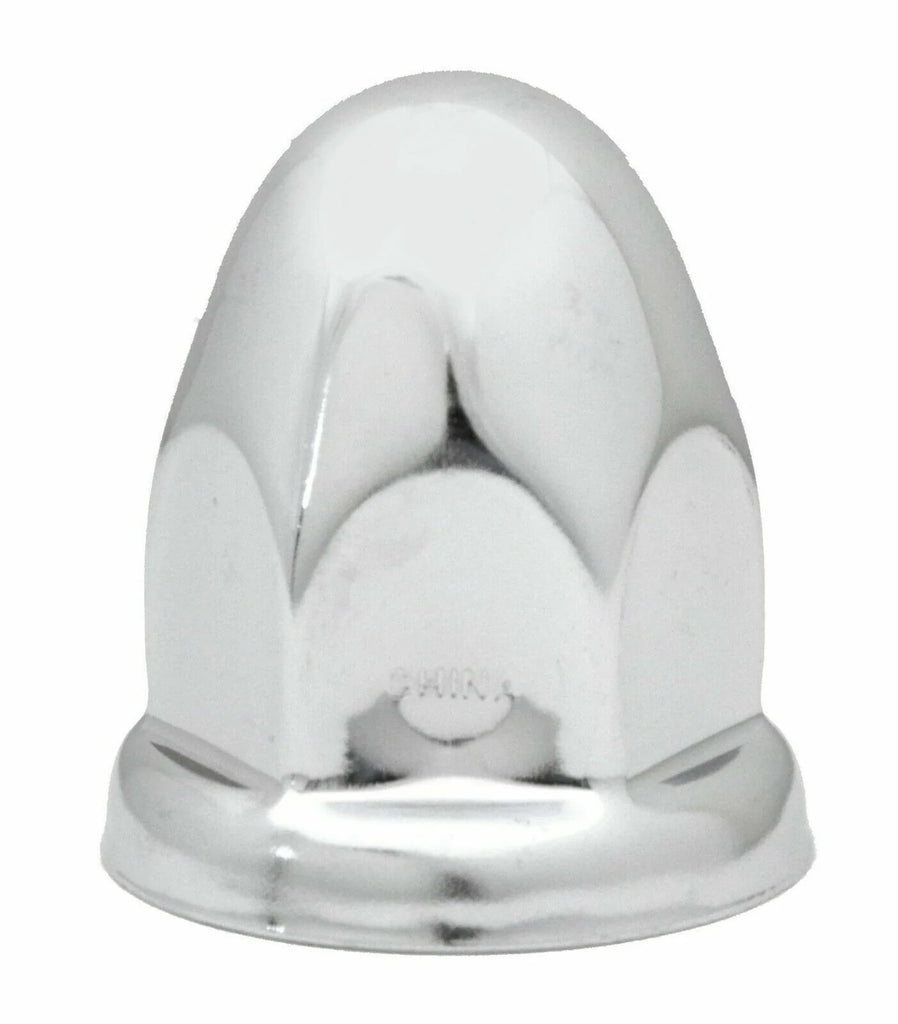 Lug Nut Covers Push-on 33 mm Standard Chrome 2 1/8" Tall HTS#11111 Set of 5