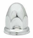 Lug Nut Covers Push-on 33 mm Standard Chrome 2 1/8" Tall HTS#11111 Set of 5