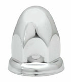 Lug Nut Covers Push-on 33 mm Standard Chrome 2 1/8" Tall HTS#11111 Set of 5