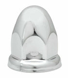 Lug Nut Covers Push-on 33 mm Standard Chrome 2 1/8" Tall HTS#11111 Set of 5