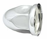 Lug Nut Covers Push-on 33 mm Standard Chrome 2 1/8" Tall HTS#11111 Set of 5