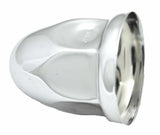 Lug Nut Covers Push-on 33 mm Standard Chrome 2 1/8" Tall HTS#11111 Set of 5