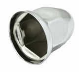 Lug Nut Covers Push-on 33 mm Standard Chrome 2 1/8" Tall HTS#11111 Set of 5