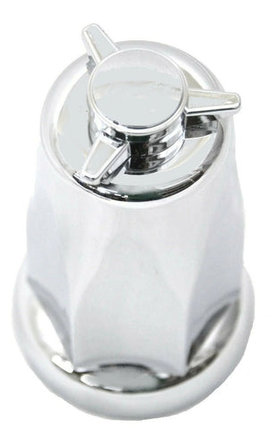 Lug Nut Covers 33mm Push-on Spinner Top Plastic 3-1/2" Tall HTS#11147 Set of 60