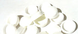 Screw Head Cover Set White for #10 #12 M5 Flat Back Screws PD12/12-100 Set of 10
