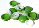 10-Screw Head Cover Sets for #10 #12 M5 Flat Back Screws Smith Green PD12/12-141