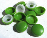 10-Screw Head Cover Sets for #10 #12 M5 Flat Back Screws Smith Green PD12/12-141