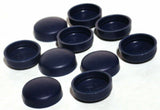 Screw Head Covers for #10 #12 M5 Flat Back Royal Blue #12/12-151 Set of 10