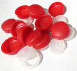 screw head cover sets(10) smith red #10 #12 M5 flat back screws for Kenworth PB