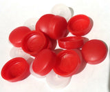 screw head cover sets(10) smith red #10 #12 M5 flat back screws for Kenworth PB