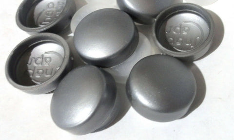 Screw Head Covers for #10 #12 M5 Flat Back Silver Gray #12/12-172 (10 Sets)