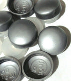 Screw Head Covers for #10 #12 M5 Flat Back Silver Gray #12/12-172 (10 Sets)