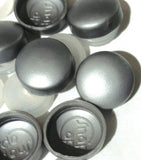 Screw Head Covers for #10 #12 M5 Flat Back Silver Gray #12/12-172 (10 Sets)