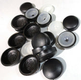 Screw Head Cover Sets for #10 #12 M5 Flat Back Screws Black PD12/12-180(10 Sets)