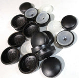 Screw Head Cover Sets for #10 #12 M5 Flat Back Screws Black PD12/12-180(10 Sets)