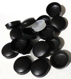 Screw Head Cover Sets for #10 #12 M5 Flat Back Screws Black PD12/12-180(10 Sets)