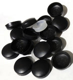 Screw Head Cover Sets for #10 #12 M5 Flat Back Screws Black PD12/12-180(10 Sets)