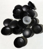 Screw Head Cover Sets for #10 #12 M5 Flat Back Screws Black PD12/12-180(10 Sets)