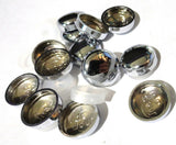 Screw Head Covers for #10 #12 M5 Flat Back Screws Chrome 12/12-Chr (10 Pack)