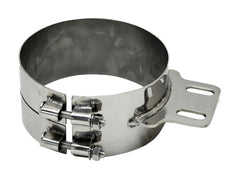 Butt Exhaust Clamp Peterbilt 7" ID., 3-1/2" W/Straight Bracket SS #13523-S Each