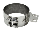 Butt Exhaust Clamp Peterbilt 7" ID., 3-1/2" W/Straight Bracket SS #13523-S Each
