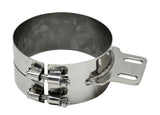 Butt Exhaust Clamp Peterbilt 7" ID., 3-1/2" W/Straight Bracket SS #13523-S Each