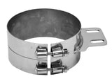Butt Exhaust Clamp Peterbilt 7" ID., 3-1/2" W/Straight Bracket SS #13523-S Each