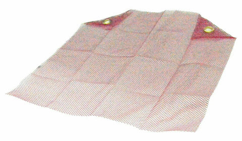 Mesh Warning Safety Flag with Grommets Red 18" X 18" RP#1818G Set of 2