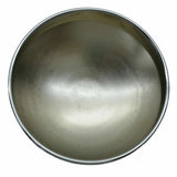 GG Hub Cap Rear 8" I.D. Standard Dome Chrome Metal 1 1/2" Sidewall #20024 Each