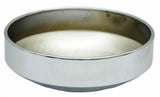 GG Hub Cap Rear 8" I.D. Standard Dome Chrome Metal 1 1/2" Sidewall #20024 Each