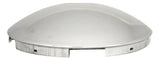 UP Front Hub Caps 5 Even Notches Dome Stainless Steel 7/16" Lip #20094 Pair