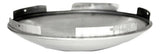 UP Front Hub Caps 5 Even Notches Dome Stainless Steel 7/16" Lip #20094 Pair