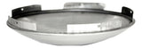 UP Front Hub Caps 5 Even Notches Dome Stainless Steel 7/16" Lip #20094 Pair