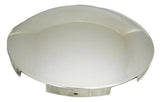 UP Front Hub Caps 5 Even Notches Dome Stainless Steel 7/16" Lip #20094 Pair