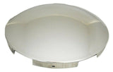 UP Front Hub Caps 5 Even Notches Dome Stainless Steel 7/16" Lip #20094 Pair