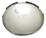 UP Front Hub Caps 5 Even Notches Dome Stainless Steel 7/16" Lip #20094 Pair
