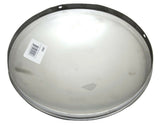 Front Hub Cap No Notches Dome Stainless-Aluminum Wheel 1/2" Lip UP#20101 Pair