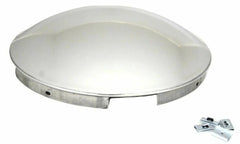 Front Hub Caps for 4 Notch Kenworth Freightliner 7/16" Lip SS Dome UP#20106-Pair