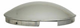 Front Hub Caps for 4 Notch Kenworth Freightliner 7/16" Lip SS Dome UP#20106-Pair