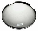 Front Hub Caps for 4 Notch Kenworth Freightliner 7/16" Lip SS Dome UP#20106-Pair